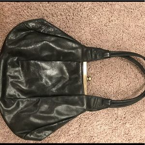Black Hobo international leather purse